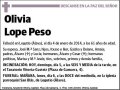 LOPE PESO,OLIVIA