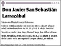 SAN SEBASTIAN LARRAZABAL,JAVIER