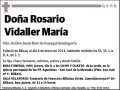 VIDALLER MARIA,ROSARIO