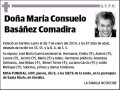 BASAÑEZ COMADIRA,MARIA CONSUELO