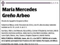 GREÑO ARBEO,MARIA MERCEDES