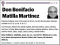 MATILLA MARTINEZ,BONIFACIO