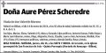 PEREZ SCHEREDRE,AURE