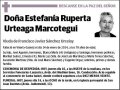 URTEAGA MARCOTEGUI,ESTEFANIA RUPERTA