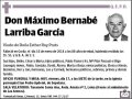 LARRIBA GARCIA,MAXIMO BERNABE