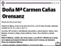 CAÑAS ORENSANZ,Mª CARMEN
