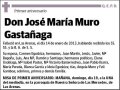 MURO GASTAÑAGA,JOSE MARIA
