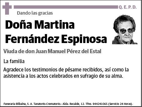 FERNANDEZ ESPINOSA,MARTINA