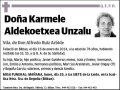 ALDEKOETXEA UNZALU,KARMELE