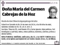 CABREJAS DE LA HOZ,MARIA DEL CARMEN
