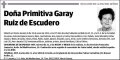 GARAY RUIZ DE ESCUDERO,PRIMITIVA