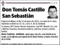CASTILLO SAN SEBASTIAN,TOMAS