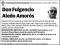 ALEDOS AMOROS,FULGENCIO