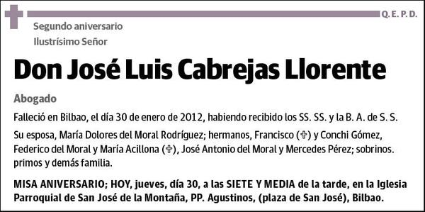 CABREJAS LLORENTE,JOSE LUIS