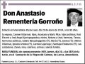 REMENTERIA GORROÑO,ANASTASIO
