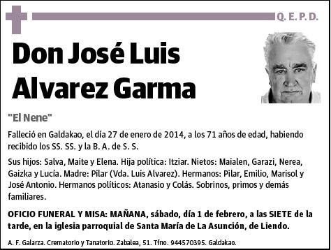 ALVAREZ GARMA,JOSE LUIS