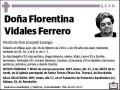 VIDALES FERRERO,FLORENTINA