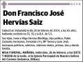 HERVIAS SAIZ,FRANCISCO JOSÉ