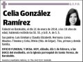 GONZALEZ RAMIREZ,CELIA