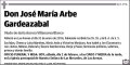 ARBE GARDEAZABAL,JOSE MARIA