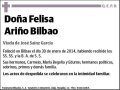 ARIÑO BILBAO,FELISA