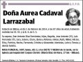 CADAVAL LARRAZABAL,AUREA