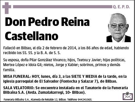 REINA CASTELLANO,PEDRO