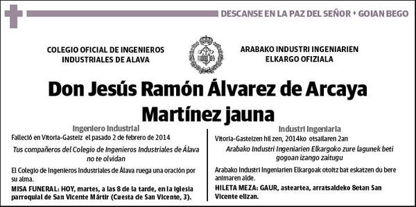 ALVAREZ DE ARCAYA MARTINEZ,JESUS RAMON