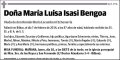 ISASI BENGO,MARIA LUISA