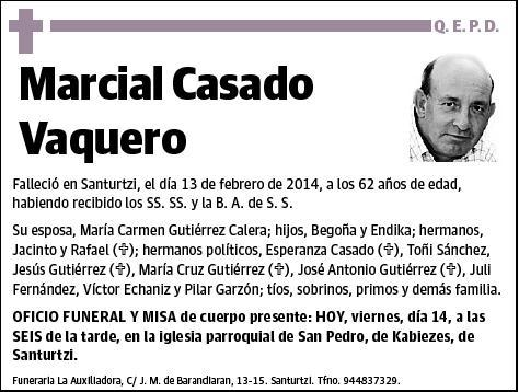 CASADO VAQUERO,MARCIAL
