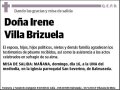 VILLA BRIZUELA,IRENE