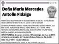 ANTOLIN FIDALGO,MARIA MERECEDES