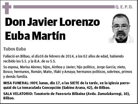 EUBA MARTIN,JAVIER LORENZO