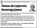 DE LEJARRETA GEZURAGA,TOMAS