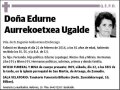 AURREKOETXEA UGALDE,EDURNE