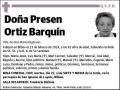 ORTIZ BARQUIN,PRESEN