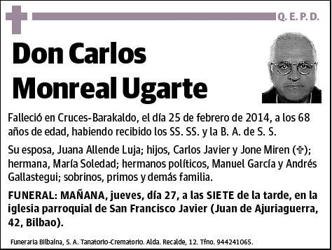 MONREAL UGARTE,CARLOS