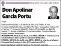 GARCIA PORTU,APOLINAR