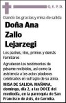ZALLO LEJARZEGI,ANA