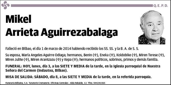 ARRIETA AGUIRREZABALA,MIKEL