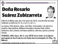 SUAREZ ZUBIZARRETA,ROSARIO