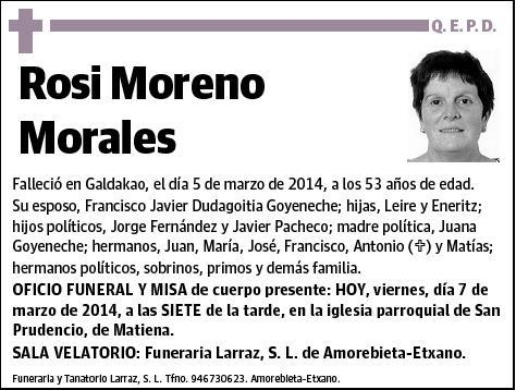 MORENO MORALES,ROSI