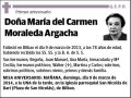 MORALEDA ARGACHA,MARIA DEL CARMEN