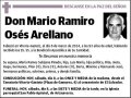 OSES ARELLANO,MARIO RAMIRO