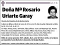 URIARTE GARAY,Mª ROSARIO