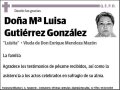 GUTIERREZ GONZALEZ,MARIA LUISA