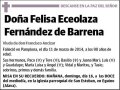 ECEOLAZA FERNADEZ DE BARRENA,FELISA
