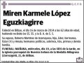 LOPEZ EGUZKIAGUIRRE,MIREN KARMELE
