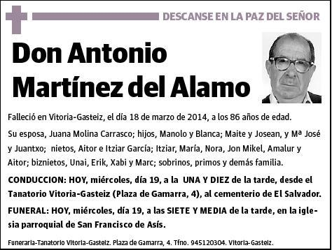 MARTINEZ DEL ALAMO,ANTONIO