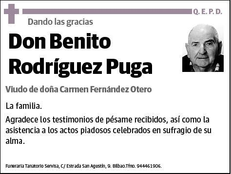 RODRIGUEZ PUGA,BENITO
